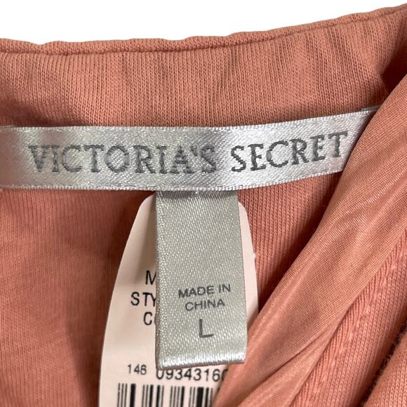 Victoria Secrets womens Long Maxi Dress Sleeveless Peachy Nude Size Large NWT - Picture 7 of 8